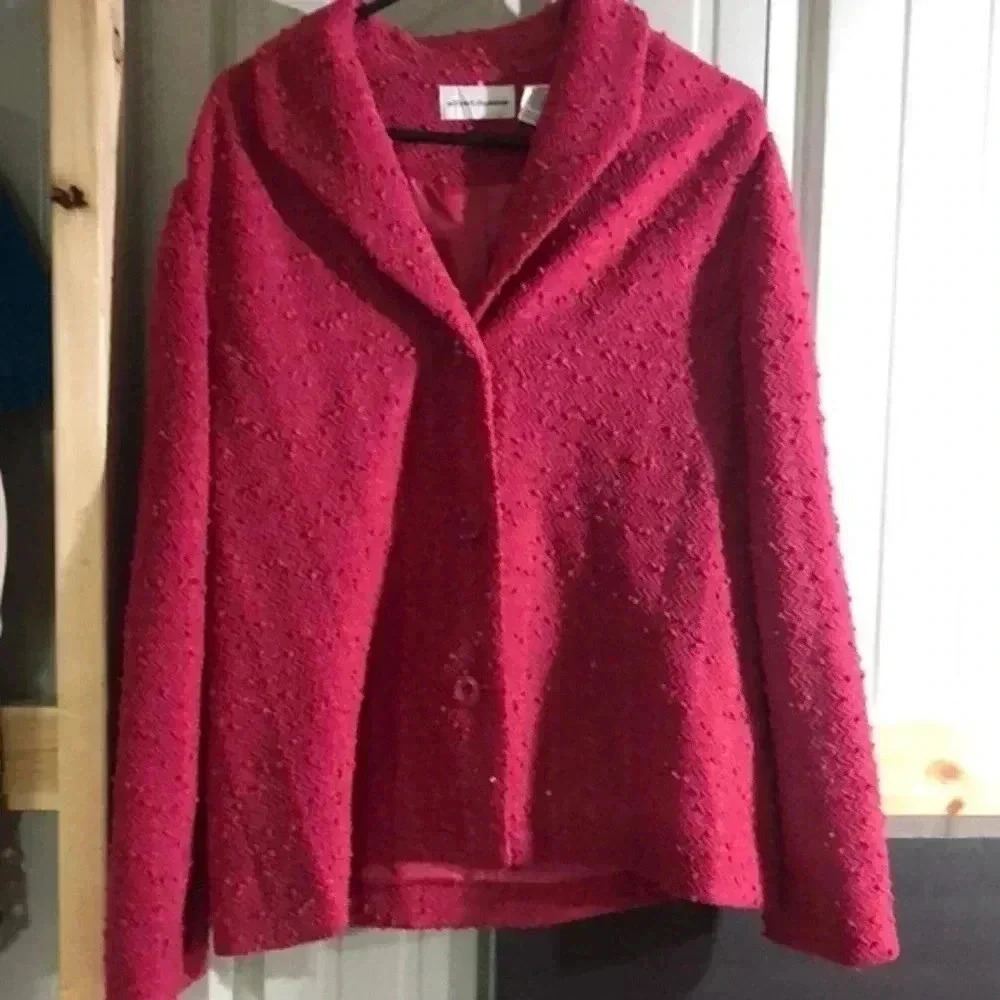 Alfred Dunner brand plus size‎ 16 magenta pink jacket